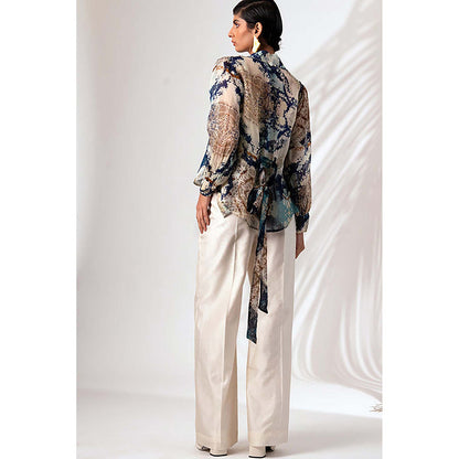 MADDER MUCH Crystal - Trench Top + Trousers Jacket Set