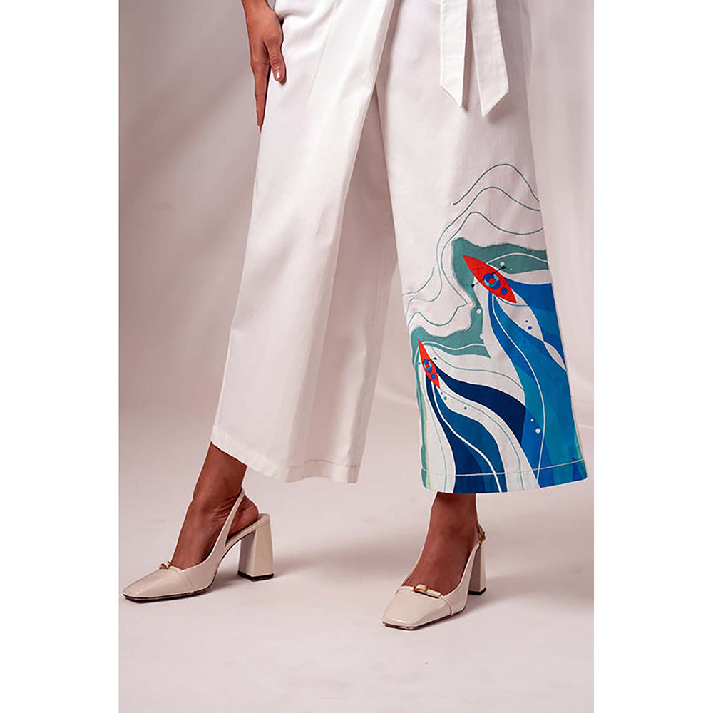 MADDER MUCH Ruben Sheer Top + Bengal Wrap Pants