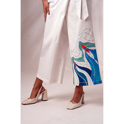 MADDER MUCH Ruben Sheer Top + Bengal Wrap Pants