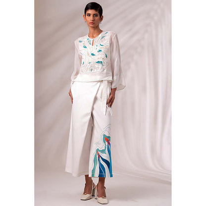 MADDER MUCH Ruben Sheer Top + Bengal Wrap Pants