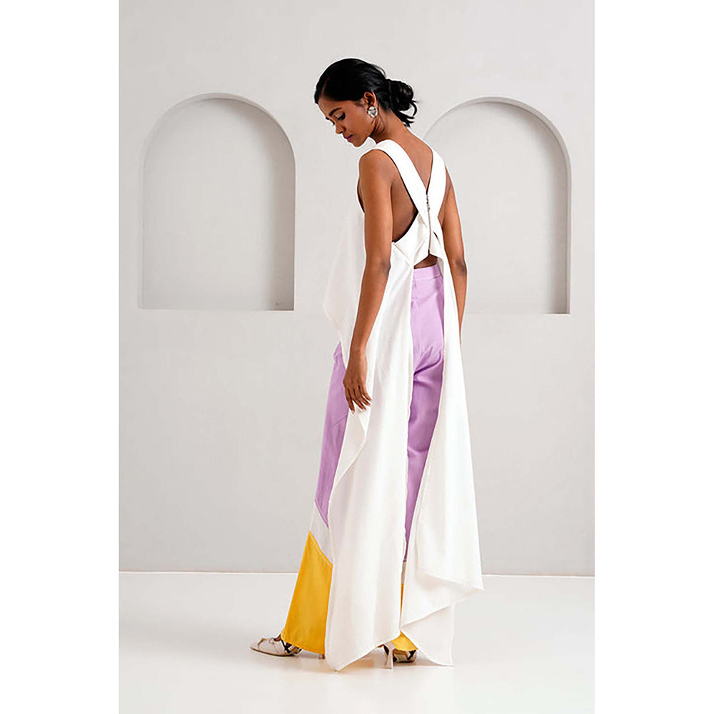 MADDER MUCH Rabi And Troop - Criss-Cross Top + Wave Hem Pants
