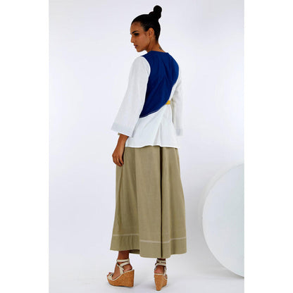 MADDER MUCH Asha + Oshi - Overlap Belted Top