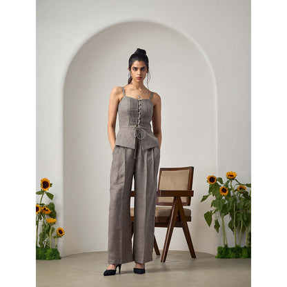 Maisolos Serena Grey Top with Pant (Set of 2)
