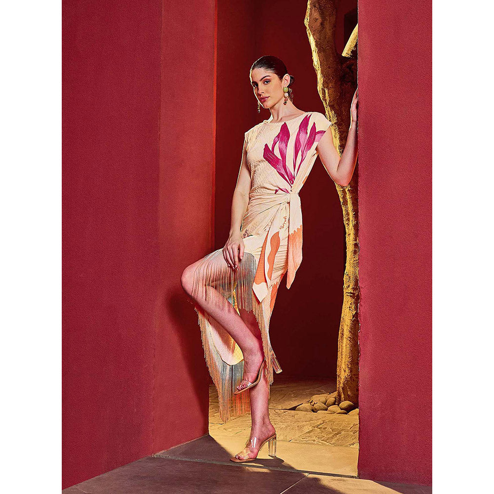 MANDIRA WIRK Coastal Breeze Asymmetrical Dress