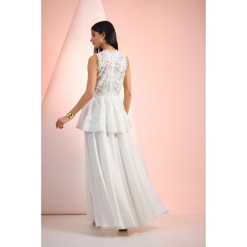 MANDIRA WIRK White Maxi Dress