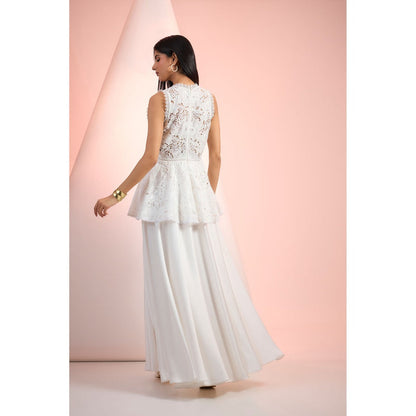 MANDIRA WIRK White Maxi Dress
