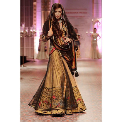 MANDIRA WIRK Sahar Biniaz Lehenga Blouse With Dupatta