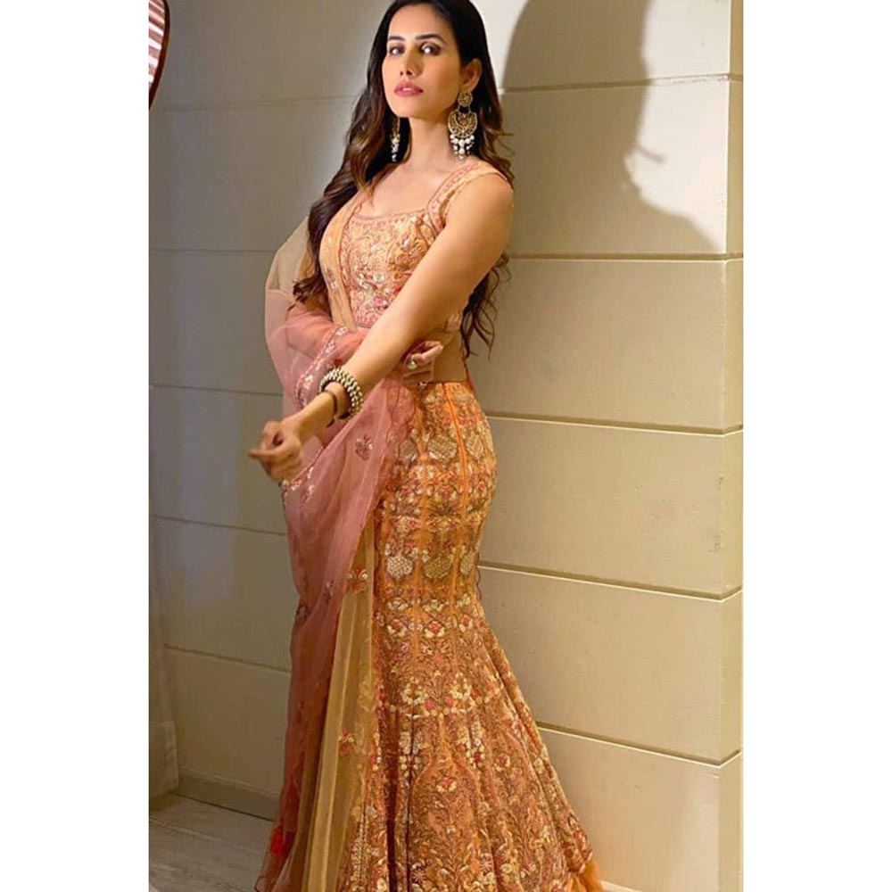 MANDIRA WIRK Sonali Seygall Lehenga Blouse With Dupatta