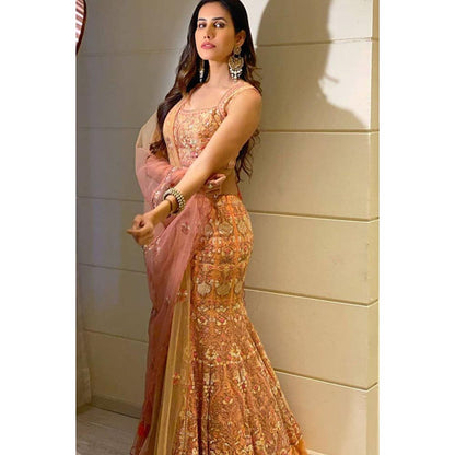 MANDIRA WIRK Sonali Seygall Lehenga Blouse With Dupatta