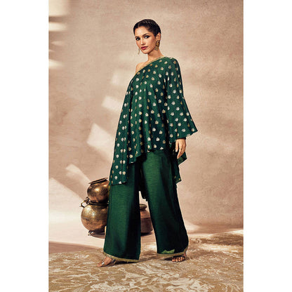 Masaba Green Palms cape Tunic with Palazzo (Set of 2)