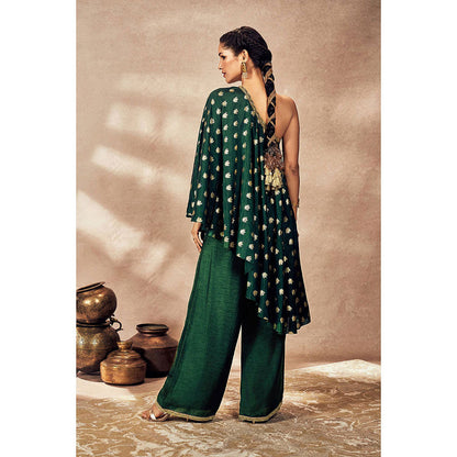 Masaba Green Palms cape Tunic with Palazzo (Set of 2)