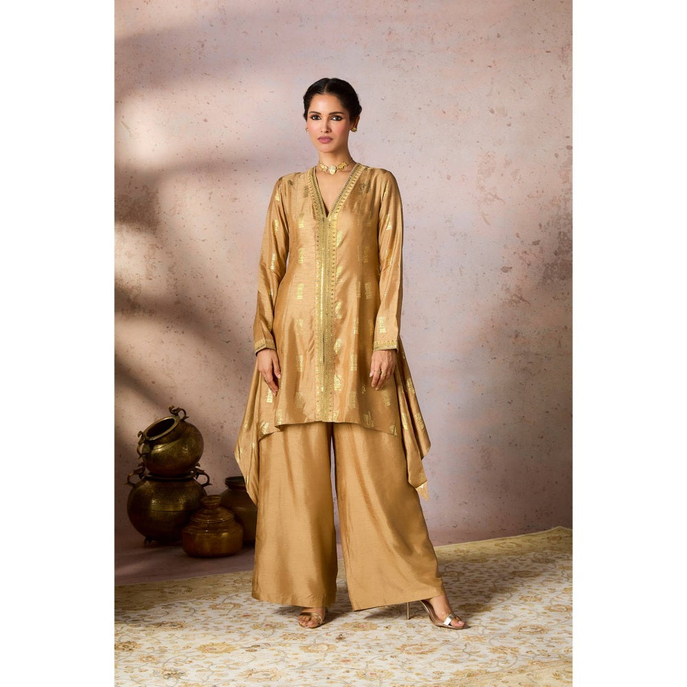Masaba Beige Kurta with Palazzo (Set of 2)