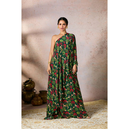 Masaba Green Midnight Maze Kaftan Dress
