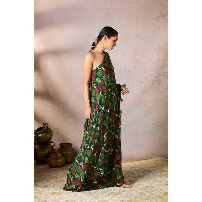 Masaba Green Midnight Maze Kaftan Dress