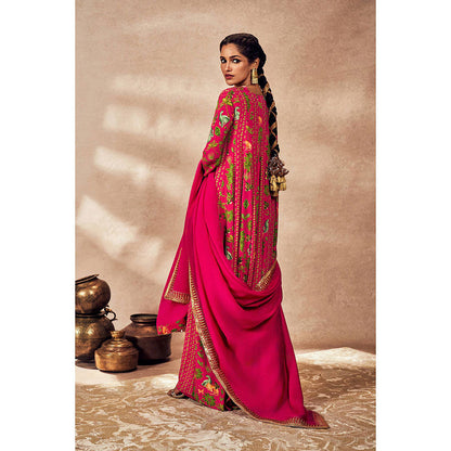 Masaba Pink Rhapsody Anarkali with Dupatta (Set of 2)