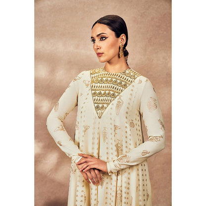 Masaba Off White Anarkali with Dupatta (Set of 2)