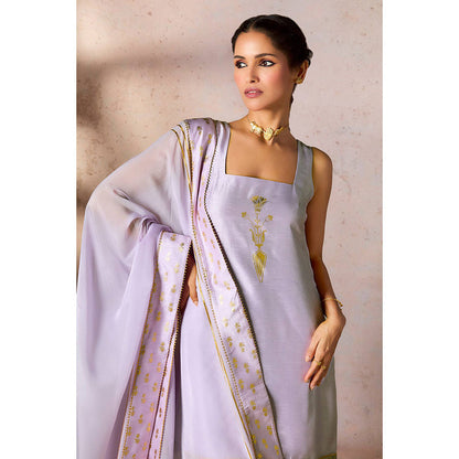 Masaba Lavender Pixie Dust Sharara with Kurta and Dupatta (Set of 3)