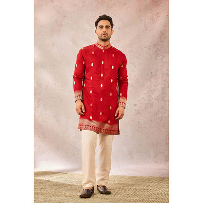 Masaba Red Haaath Phool Kurta