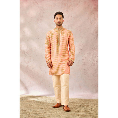 Masaba Peach The Agra Petha Kurta