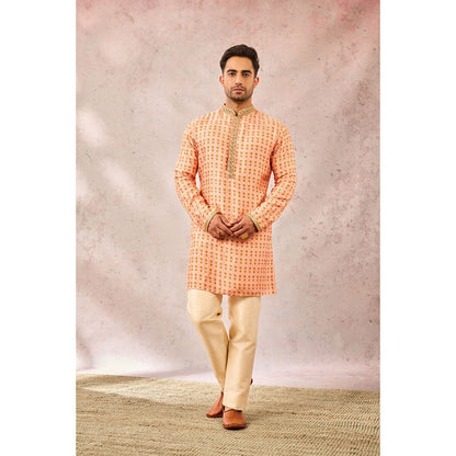 Masaba Peach The Agra Petha Kurta
