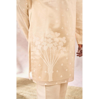 Masaba Beige Spade Blossom Kurta