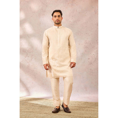 Masaba Beige Spade Blossom Kurta with Pant (Set of 2)