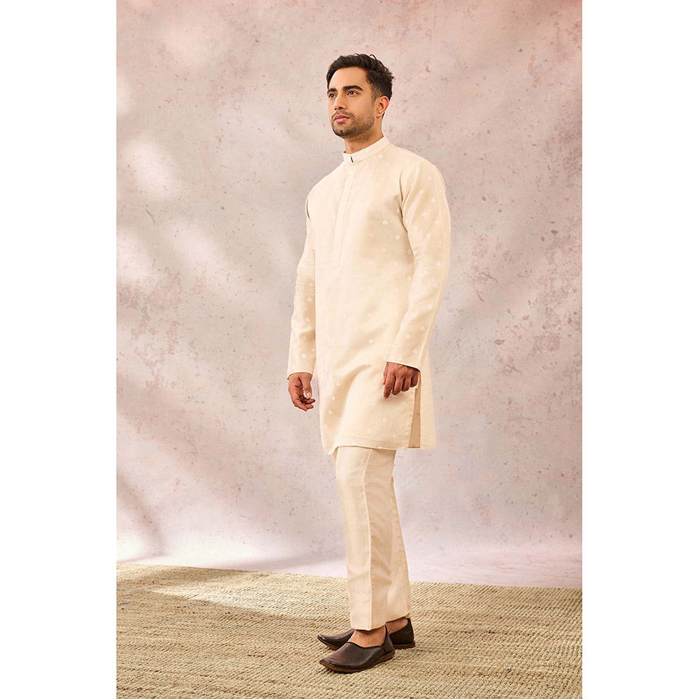 Masaba Beige Spade Blossom Kurta with Pant (Set of 2)
