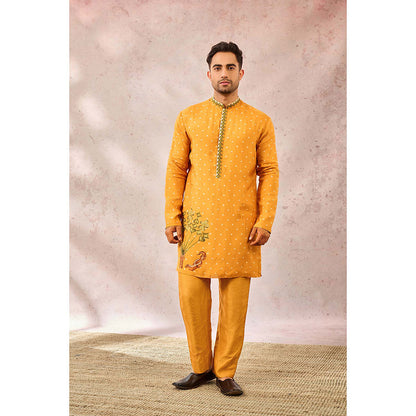 Masaba Yellow Spade Blossom Kurta