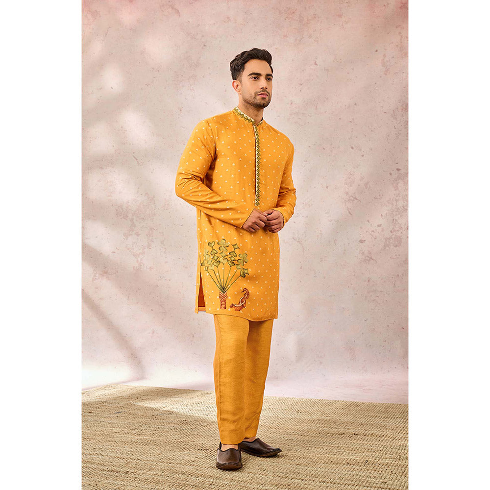 Masaba Yellow Spade Blossom Kurta