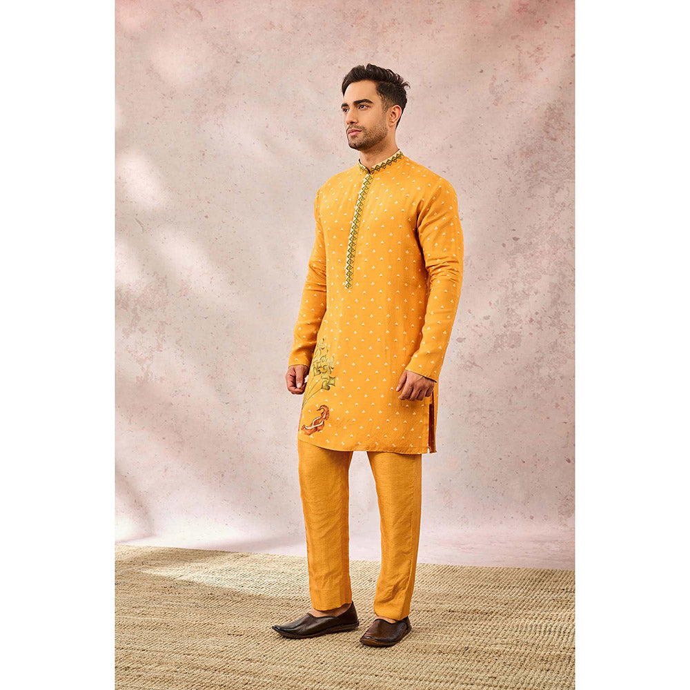Masaba Yellow Spade Blossom Kurta