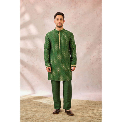Masaba Green Tree Of Hearts Kurta with Pant (Set of 2)