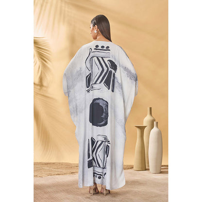 Masaba White Noise Kaftan