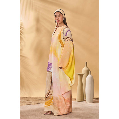 Masaba Beige Glazing Symphony Maxi Dress