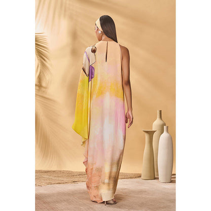 Masaba Beige Glazing Symphony Maxi Dress