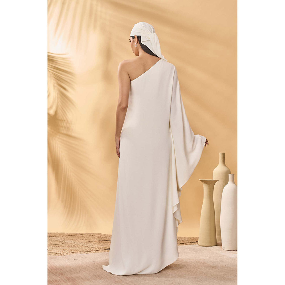 Masaba Ivory Paw Tree Maxi Dress
