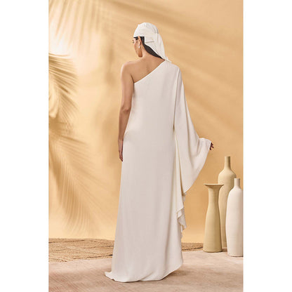 Masaba Ivory Paw Tree Maxi Dress