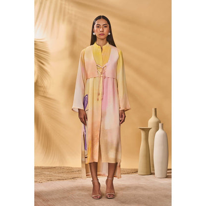 Masaba Multicolour Glazing Symphony Shirt Dress