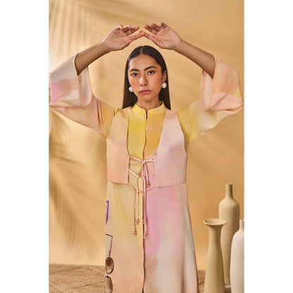 Masaba Multicolour Glazing Symphony Shirt Dress