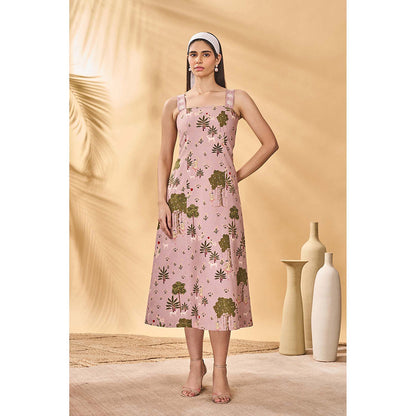 Masaba Pink Pirouette Picnic Midi Dress