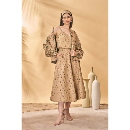 Masaba Beige Miniature Garden Skirt