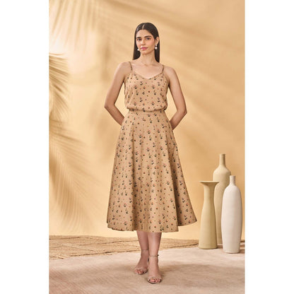 Masaba Beige Miniature Garden Skirt