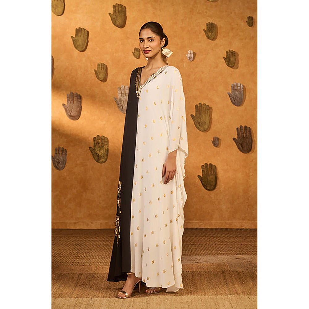 Masaba Black Heartbeat Kaftan