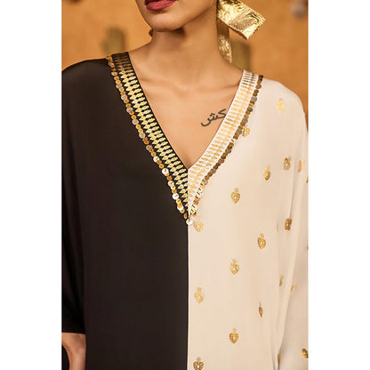 Masaba Black Heartbeat Kaftan