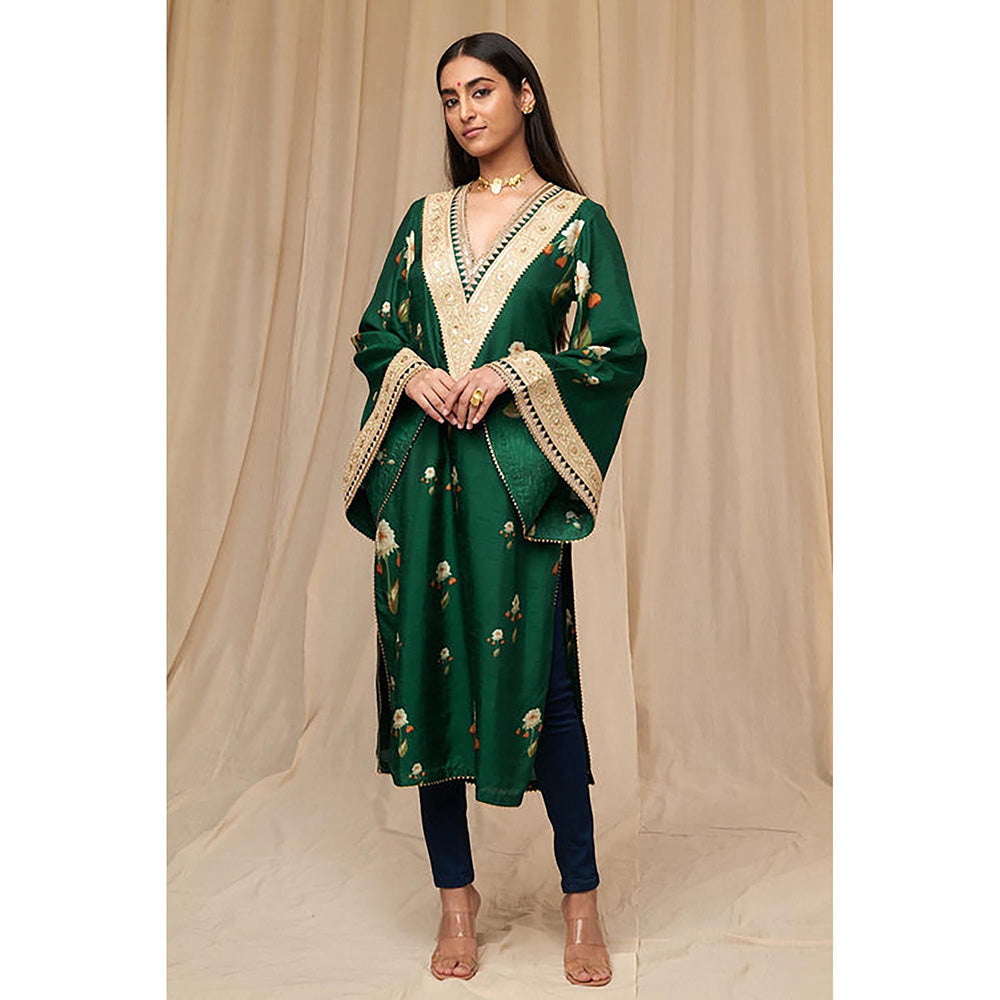 Masaba Bottle Green Buttercup Kurta