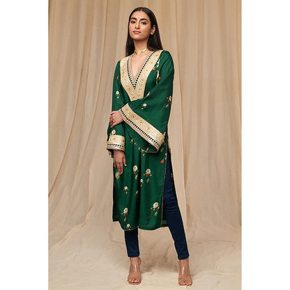 Masaba Bottle Green Buttercup Kurta