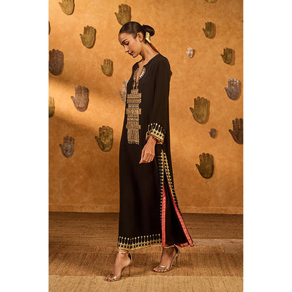 Masaba Black Desert Muse Kaftan