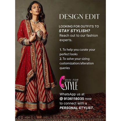 Masumi Mewawalla Pre Draped Black and Light Gold Tissue Saree with Stitched Blouse