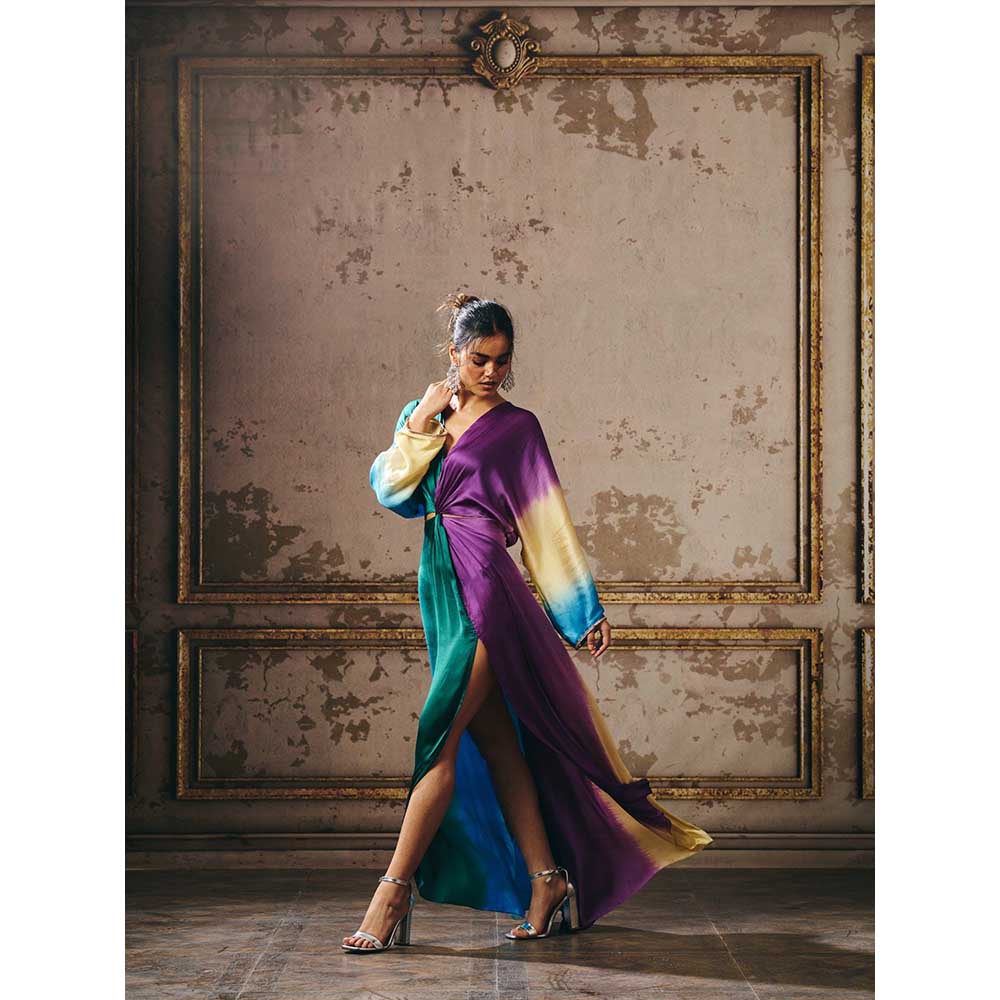 Masumi Mewawalla Multicolour Ombre Maxi Dress
