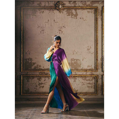 Masumi Mewawalla Multicolour Ombre Maxi Dress