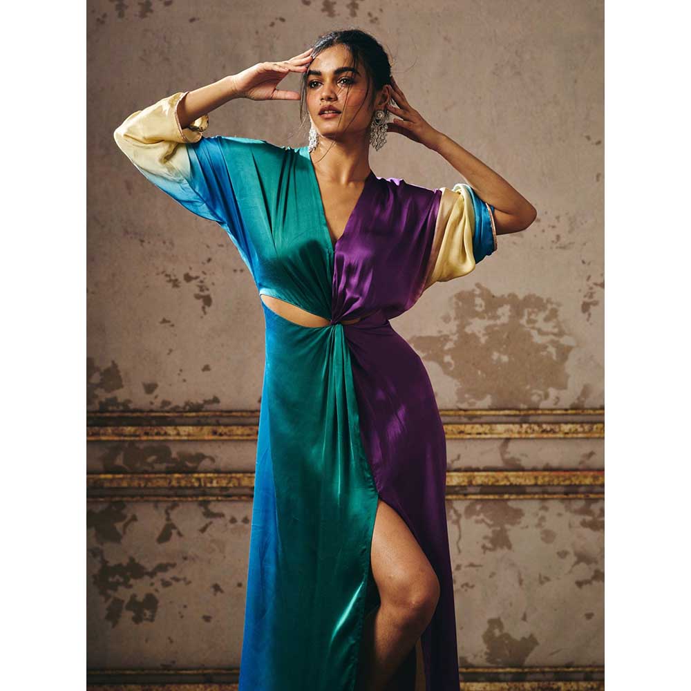 Masumi Mewawalla Multicolour Ombre Maxi Dress